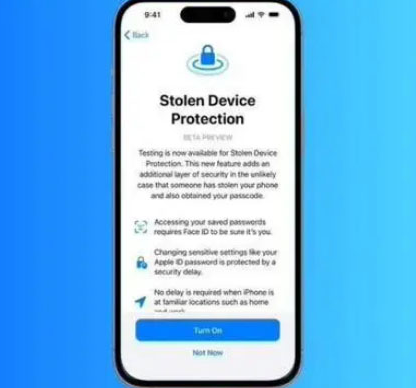 英山苹果授权维修店分享被盗设备保护功能开启方法 