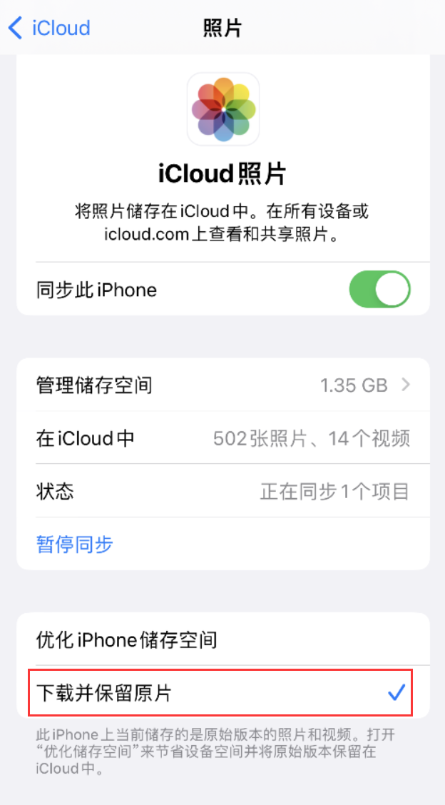 英山苹果手机维修分享iPhone 无法加载高质量照片怎么办 