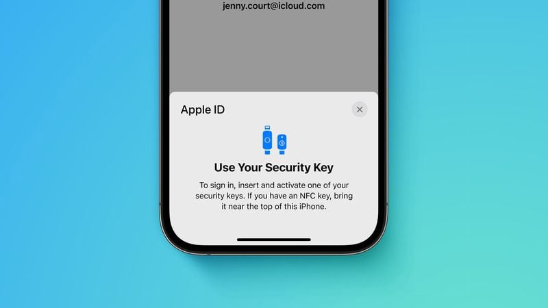 英山苹果手机维修分享iOS 16.3 新增的 Apple ID 的安全密钥有什么功能 