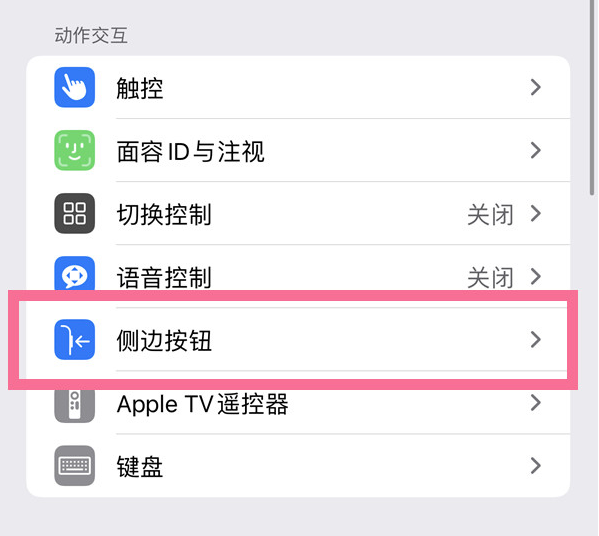 英山苹果14维修店分享iPhone14 Plus侧键双击下载功能关闭方法 